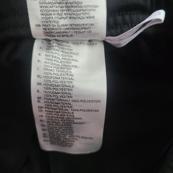 Athletic Track Pants Adidas ClimaCool Black Tapered Kids Youth Medium (11–12Y) - Picture 8 of 12